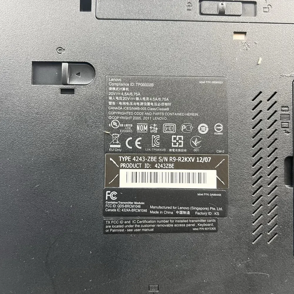 Lenovo ThinkPad T520 Intel i7-2640M 8GB 320GB HDD Win 10 w/ Charger|ELP72, READ
